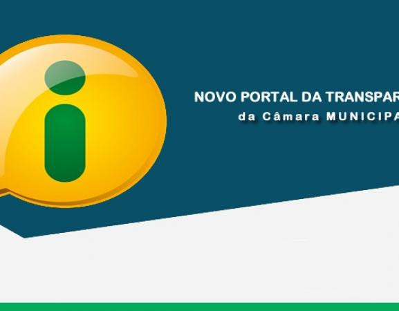 NOVO PORTAL DA TRANSPARÊNCIA DA CÂMARA MUNICIPAL DE PAES LANDIM